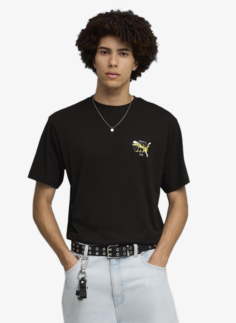 PUMA Bubble Font Graphic T-Shirt - Image 1